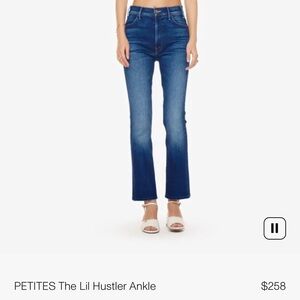 MOTHER The Lil Hustler Ankle Jeans Taking Chances